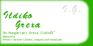 ildiko grexa business card